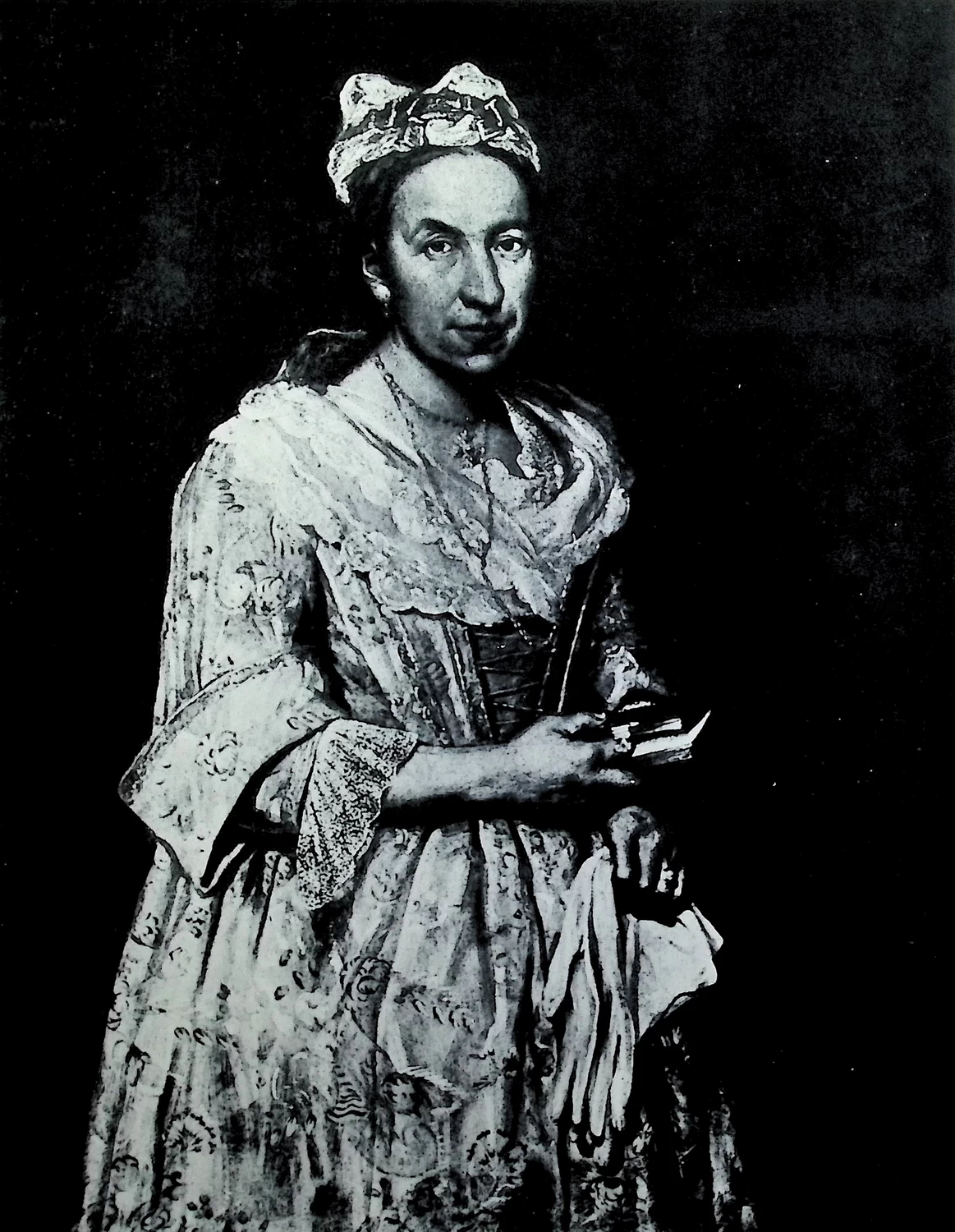 Giacomo Ceruti, il Pitocchetto - 339, Ritratto di signora con guanti e libro